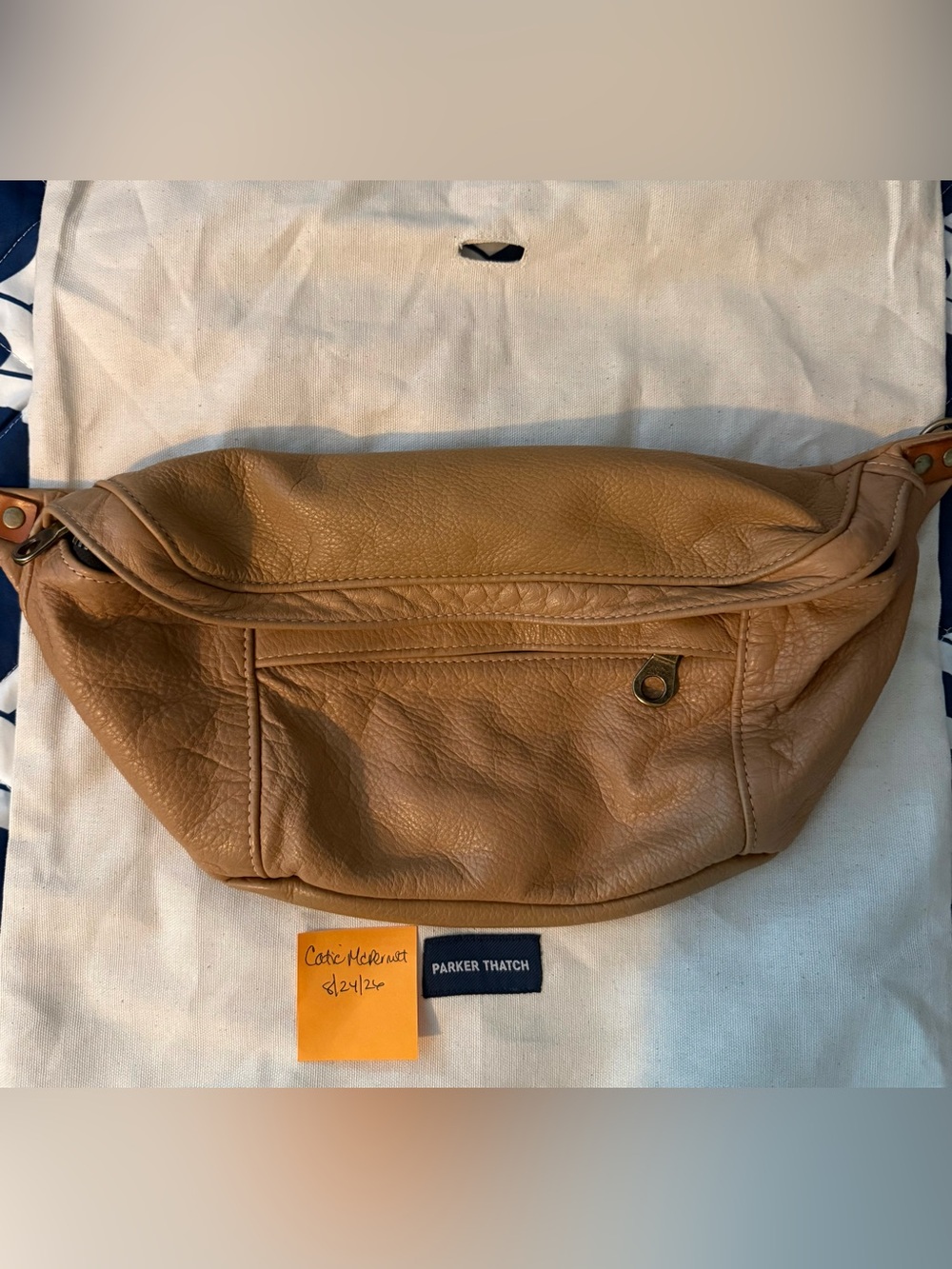 Parker Thatch Cross Your Heart Sling Butterscotch